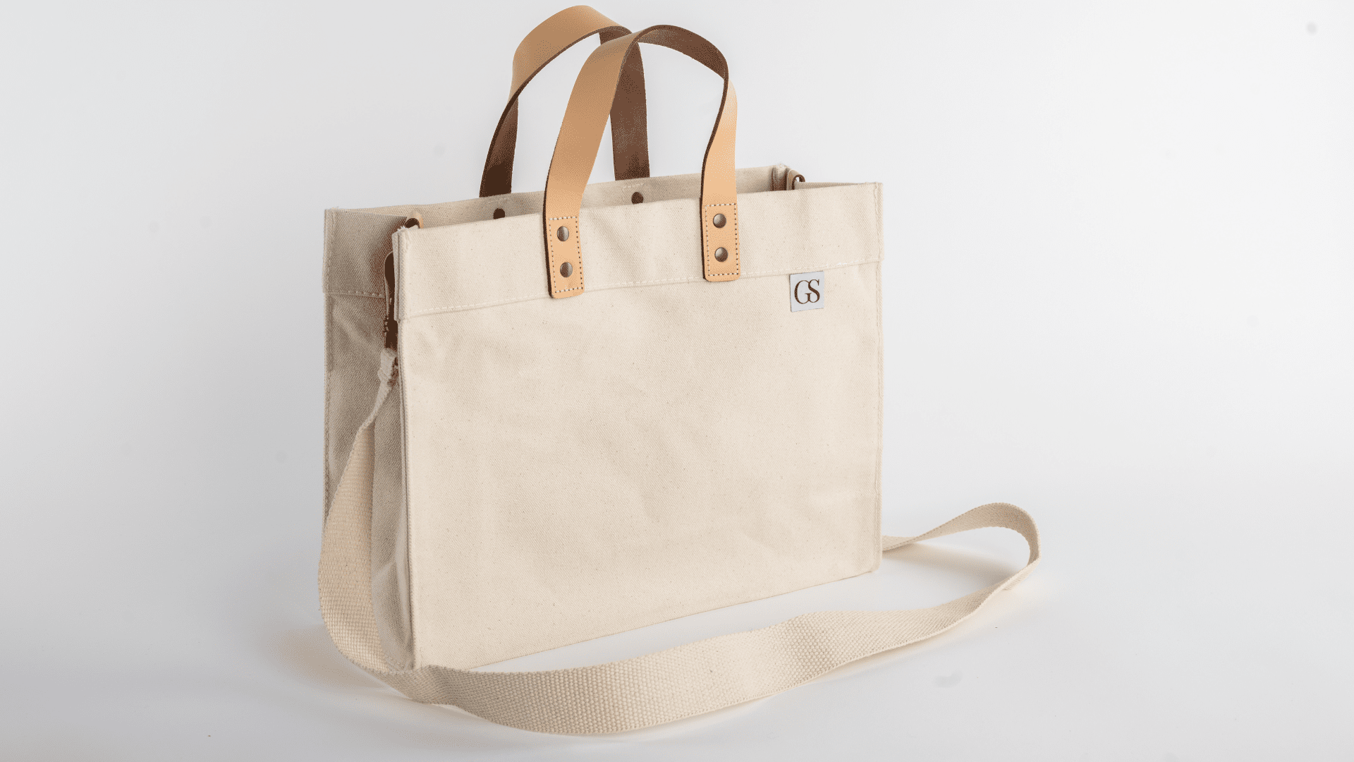 THE COMMUTER BUNDLE, Premium 100% Cotton Canvas Commuter Tote with Accessories Pouch & Strap - GALE STUDIO - Bags & Wallets -