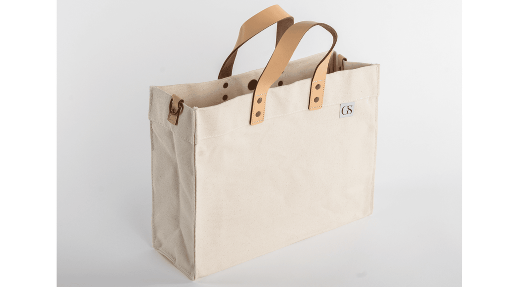THE COMMUTER BUNDLE, Premium 100% Cotton Canvas Commuter Tote with Accessories Pouch & Strap - GALE STUDIO - Bags & Wallets -