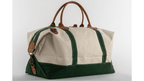 THE UPSTATE DUFFLE, 100% Cotton Canvas & Genuine Leather Duffle with Removable Strap - GALE STUDIO - Bags & Wallets -